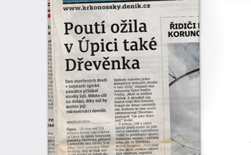 02.08.2016 Den otevřených dveří v úpické Dřevěnce (Krkonošský Deník)